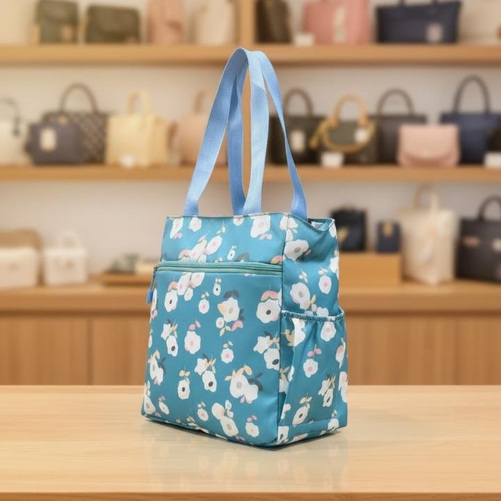 Fabric Printed Tote Bag For Women