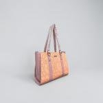 Leather Finish Textured Tote Bag for Woman
