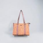 Leather Finish Textured Tote Bag for Woman